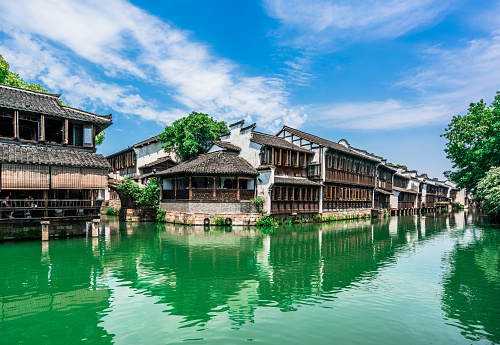 Landscape of Wuzhen, a historic scenic town