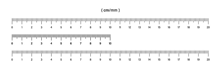 1km Ruler Ruler Metric Ruler Scale Vector Isolated Elements Measuring Tool Size ...
