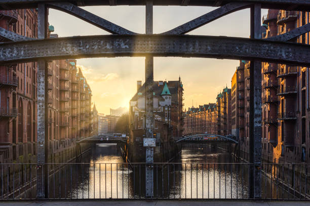 istock historic warehouse district Speicherstadt in Hamburg 1289031828