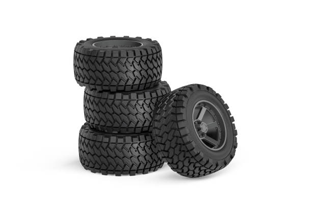 istock Wheels for off-road car 1289035104