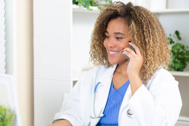 istock Medical Doctor in her office preparing for patients. 1289037534
