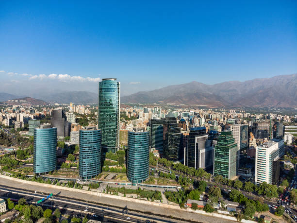 istock Aerial view of Santiago de Chile 1289039277