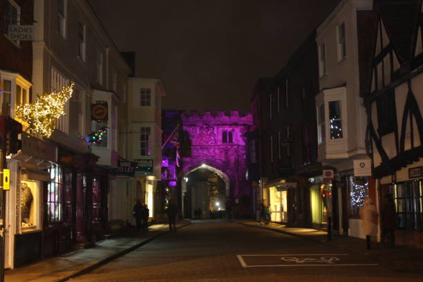 istock Christmas lights in Salisbury 1289050712