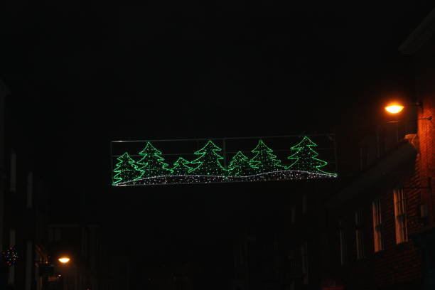 Christmas lights in Salisbury
