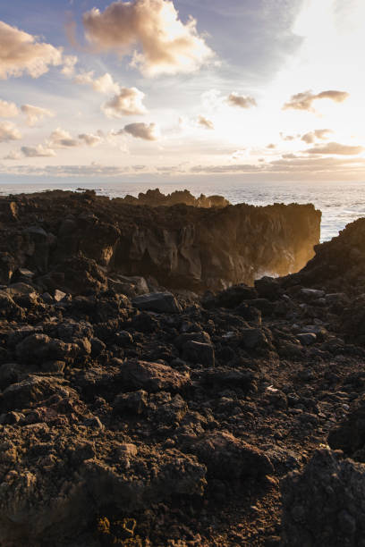 istock Cliffs at Ponta da Ferraria, Sao Miguel Island, Azores 1289055490