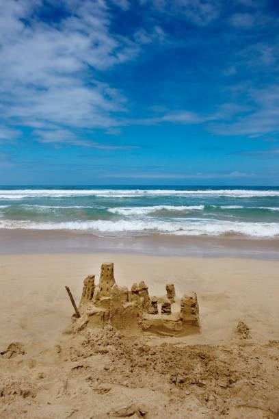 Sandcastle on the beach