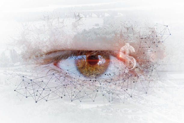 istock Eye observes a network of connections for financial activity. 1289062802