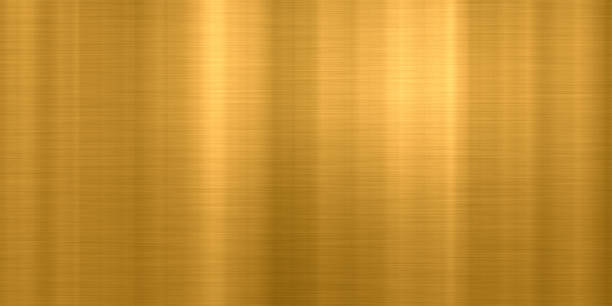 istock brushed metal golden wide plate banner background 1289067364
