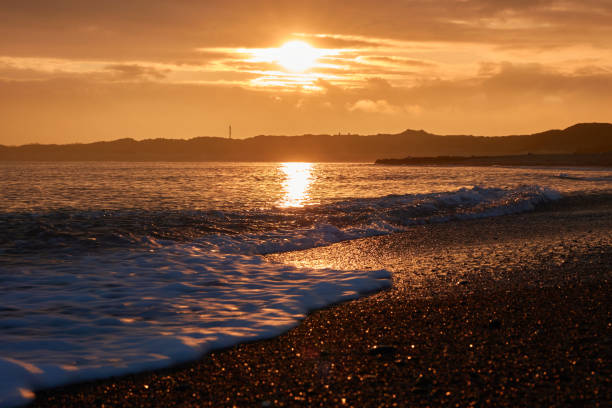 istock Sunrise over the north sea in denmark, klitmoller (cold hawaii). 1289067662