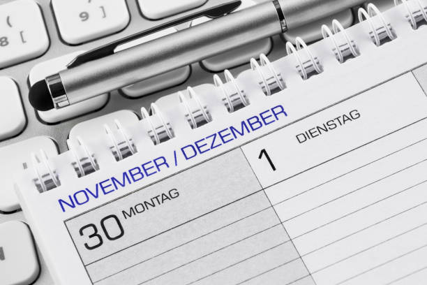 German Calendar November and December 2020 and PC