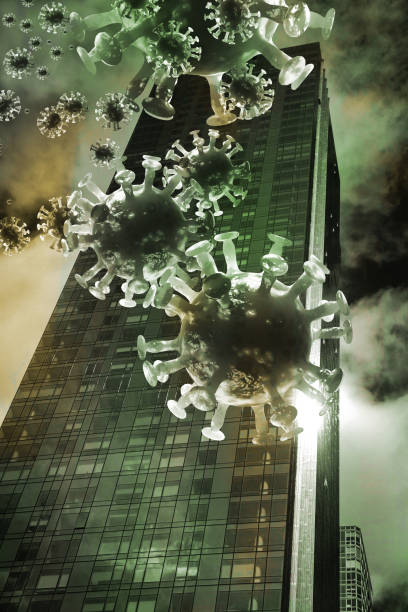 istock Tall Buildings Coronavirus Invasion 1289072609