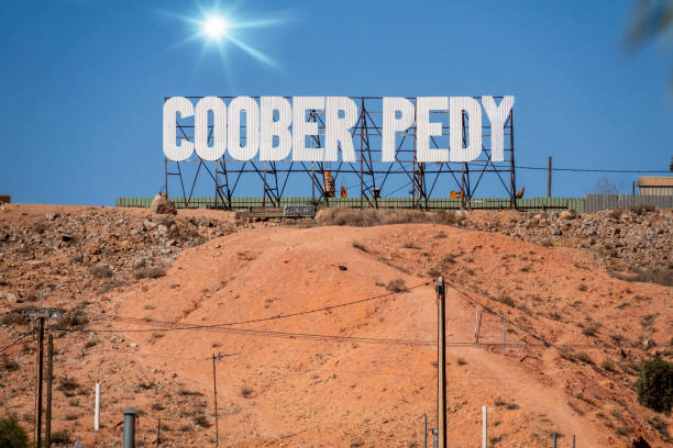 An image of a lettering Coober Pedy in south Australia