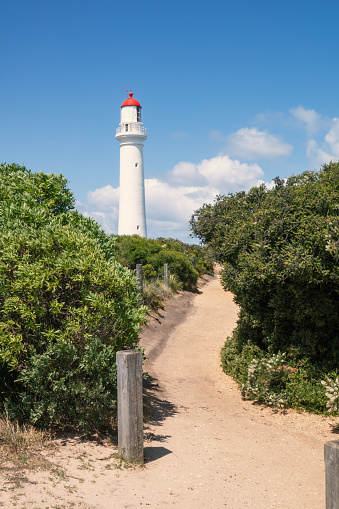 An image of the Split Point Lighthouse in Australia
