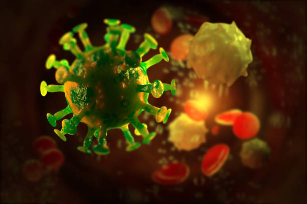 istock Blood Stream Coronavirus Cells 3D Illustration 1289074472