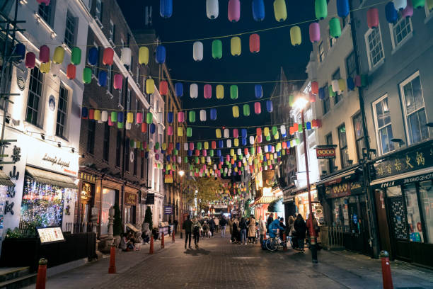 istock Empty London Chinatown during lockdown at dusk 1289077522