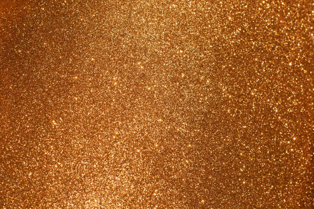 istock Blurred Brown sparkles, de-focused christmas lights background, 1289080869