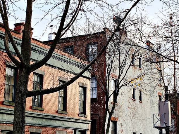istock Federal Style Row Houses 1289086533