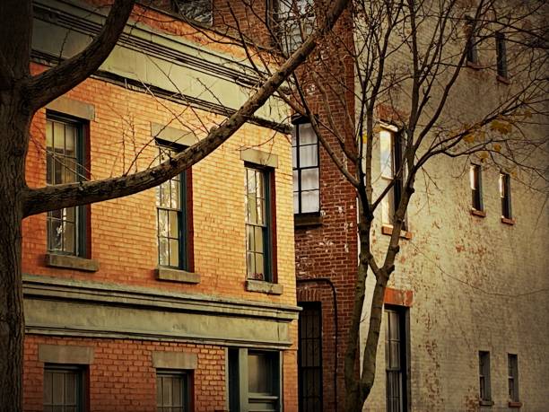 istock Federal Style Row Houses 1289086559