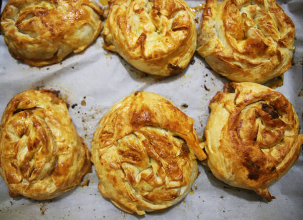 istock Turkish style breakfast and borek 1289086936