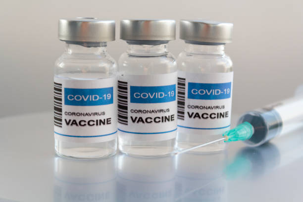istock Injection Vials with Covid-19 coronavirus vaccine 1289089256