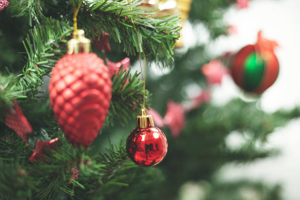istock Christmas composition. Christmas gift, Christmas tree. 1289091241