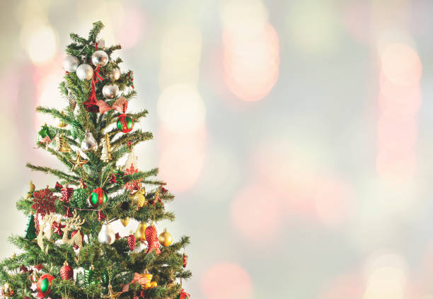 istock Christmas composition. Christmas gift, Christmas tree. 1289091670