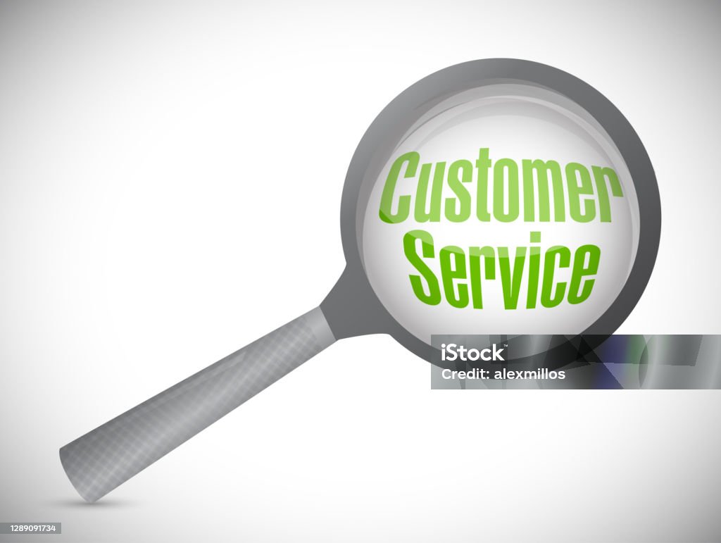 Customer Service Inspector Customer Service Under Inspection Illustration Stock Illustration ...