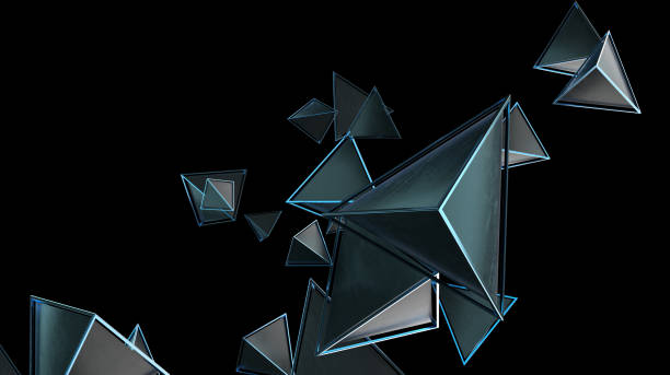 istock Background with Abstract Geometric Shapes 1289094780