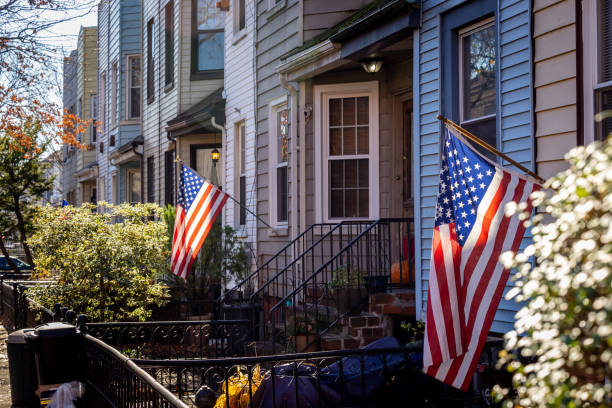 Patriotic Townhouses In Richmond Virginia