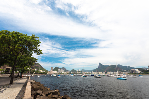 Rio de Janeiro cityscape. View to Botafogo district.