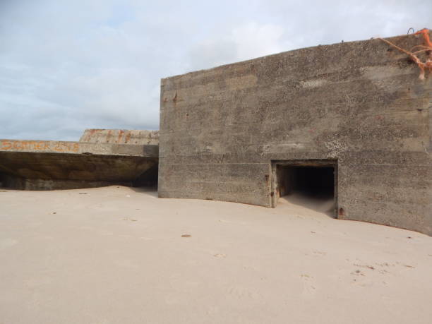 istock Historic bunker on Denmark's west coast near Hanstholm 1289123388