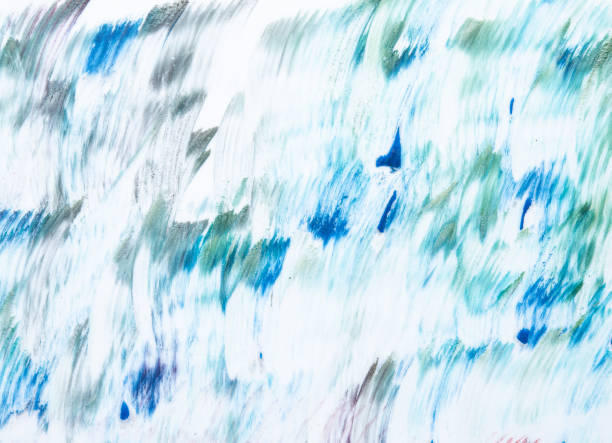 istock Blue oil pastels drawing texture for background 1289126517