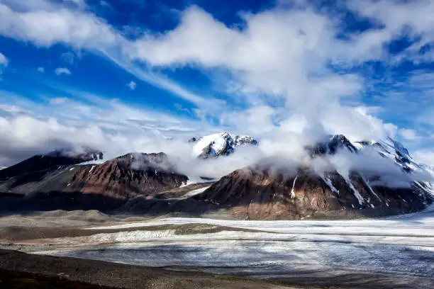 Altai Tavan Bogd is the highest mountain of Mongolia