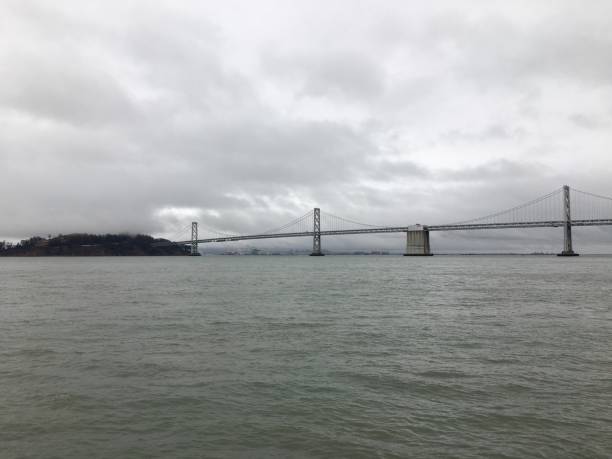 istock Cloudy and Rainy Day with Rainbows in November in San Francisco, CA. 1289130393