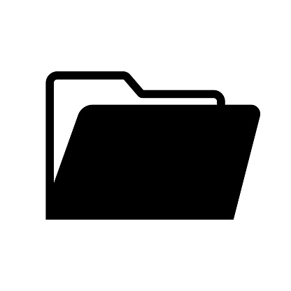 file folder computer icon vector