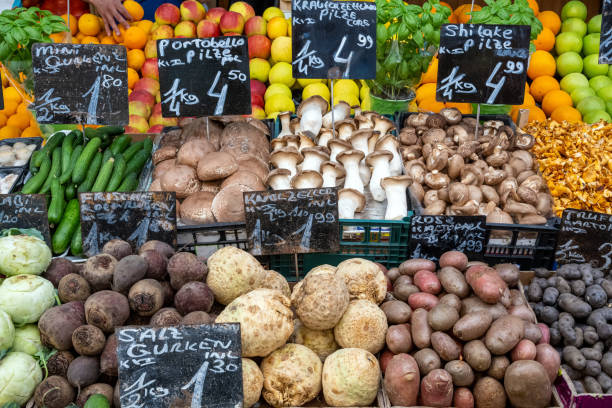 istock Great choice of fresh vegetables for sale 1289132249