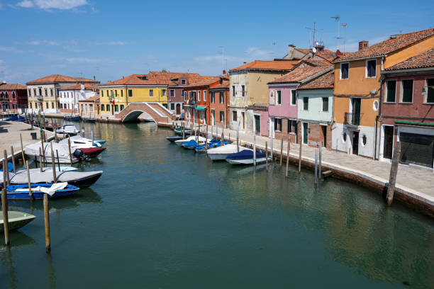 istock Colorful houses at a canal 1289132254