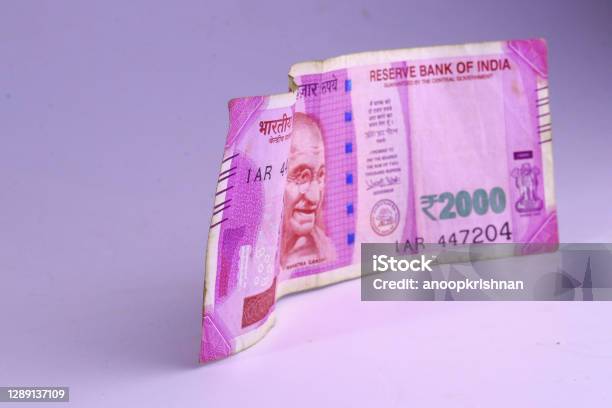 Indian Paper Currency Stock Photo - Download Image Now - 2000, 2016, 50-54 Years