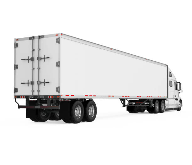 istock Semi-trailer Truck Isolated 1289140672
