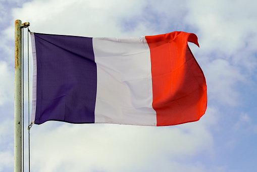 A stock photo/3D rendered illustration of the French Flag. Perfect for designs or articles about France. High resolution 7200px X 4050px (29mp)