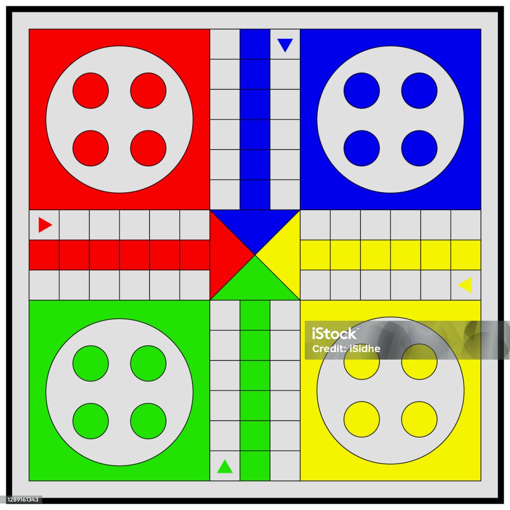 Vector Image With Ludo Board Game Stock Illustration - Download ...