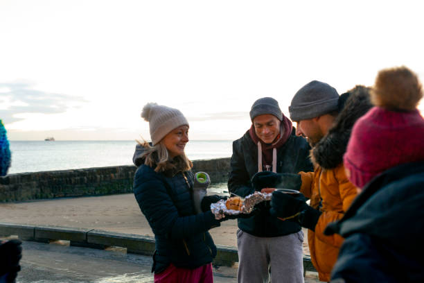 istock Eating Breakfast after Swimming 1289168291