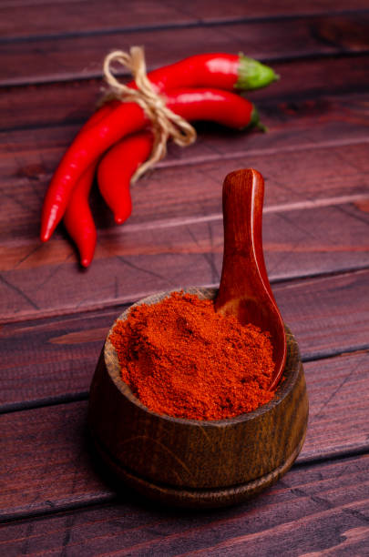 istock Red pepper powder in a bowl 1289182077