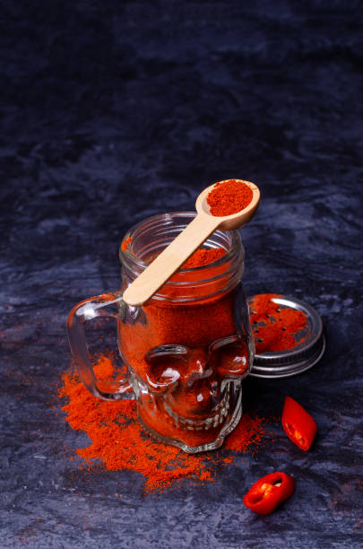 istock Red pepper powder in a bowl 1289182326