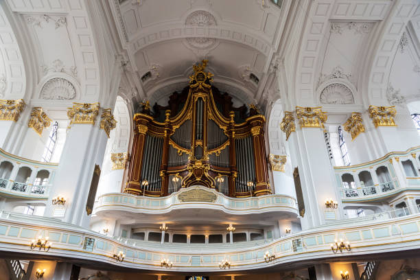 istock St. Michael Church, St Michaelis or Michel in Hamburg, Germany 1289182471