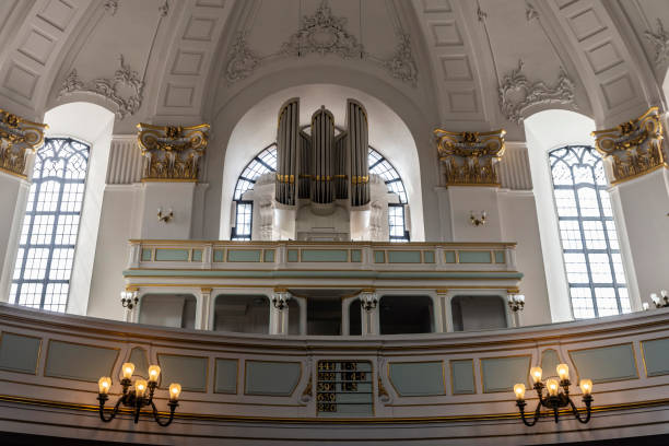 istock St. Michael Church, St Michaelis or Michel in Hamburg, Germany 1289182485