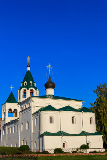 istock Pokrovsky temple of Transfiguration monastery in Murom, Russia 1289184931