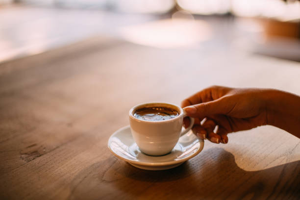 istock Woman Drinking Turkish Coffee in the Morning 1289186567