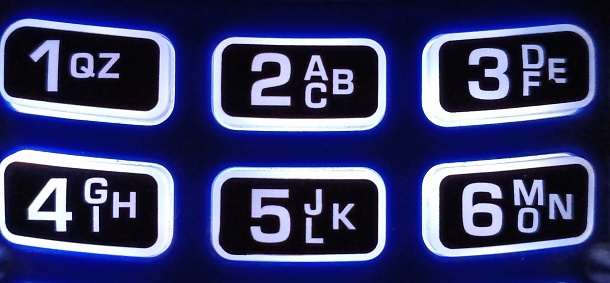 Button of a digital machine