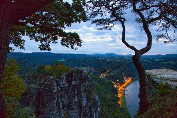 Saxon Switzerland is a unique natural wonder in Saxon Switzerland is a unique natural wonder in
Germany festung konigstein castle stock pictures, royalty-free photos & images